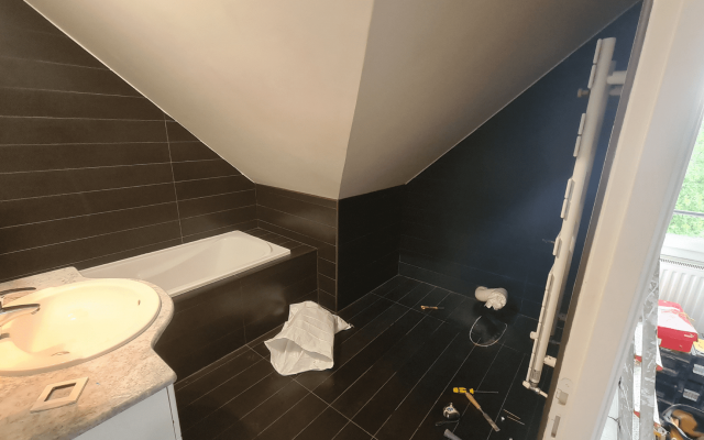 Salle de bain avant la rénovation
